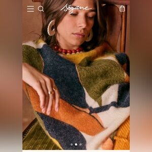 Sezane Nahla Jumper Synergy Print - Size S